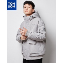唐狮年冬季棉衣男工装棉服韩版短款加厚棉袄潮牌宽松外套